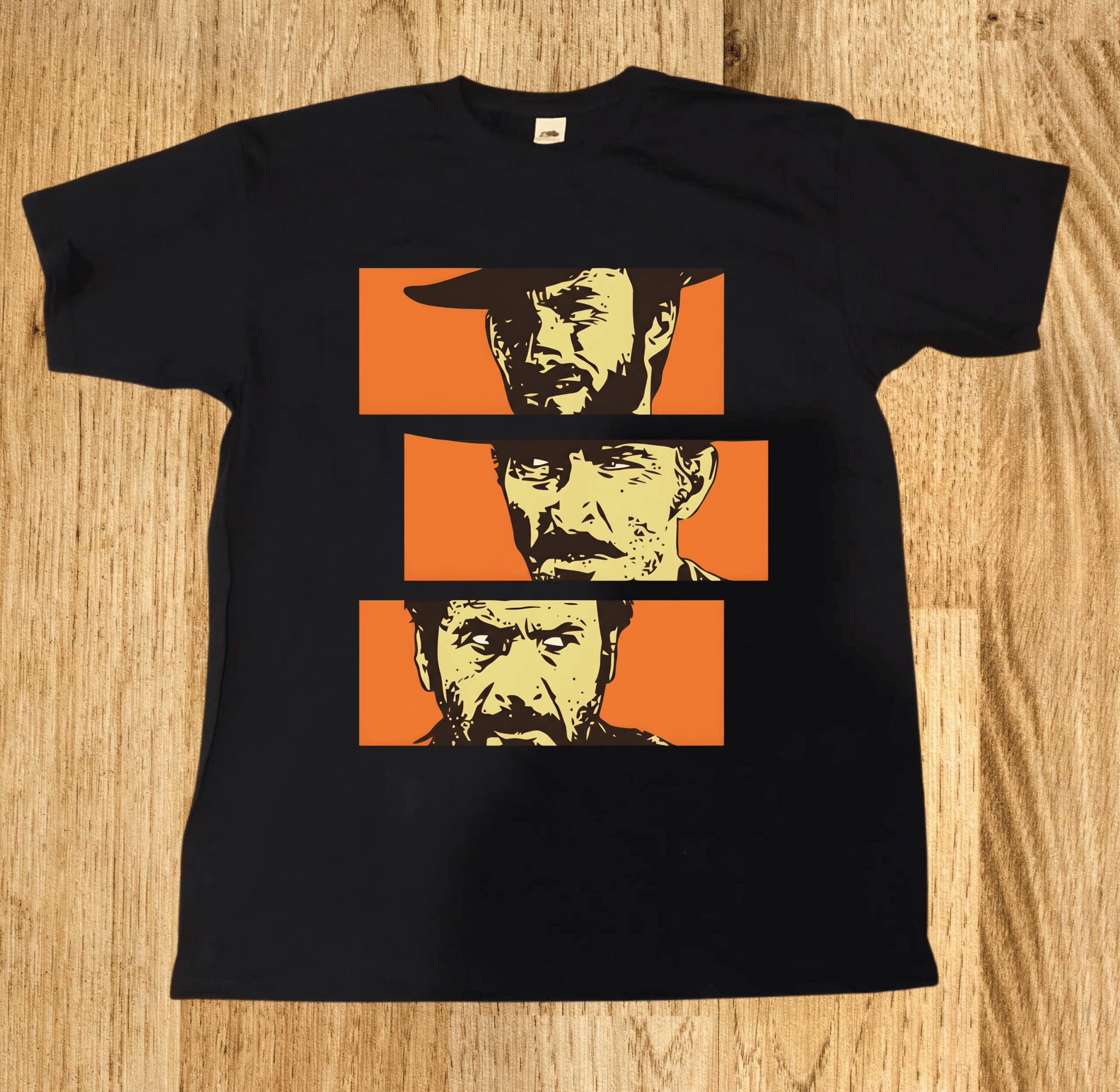tee shirt premium le bon, la brute et le truand – western culte tee shirt premium le bon, la brute et le truand – western culte
