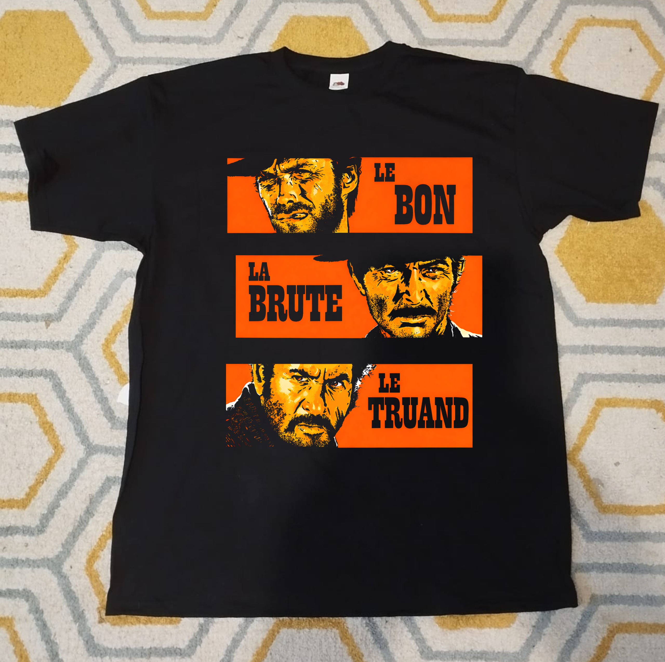 tee shirt premium fan art le bon, la brute et le truand tee shirt premium fan art le bon, la brute et le truand