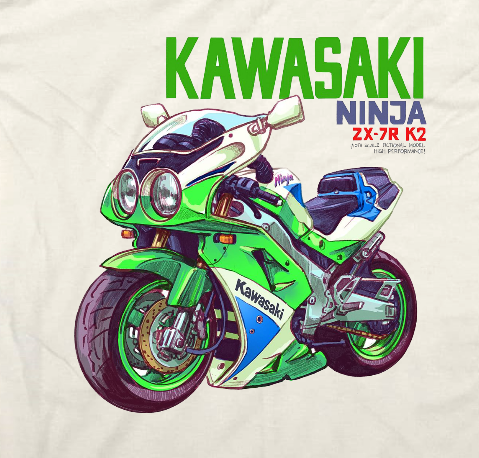 tee shirt premium fan art kawasaki ninja zx 7r k2 tee shirt premium fan art kawasaki ninja zx 7r k2