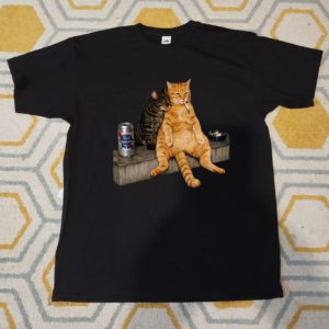 tee shirt premium fan art meme tendance chat fumeur