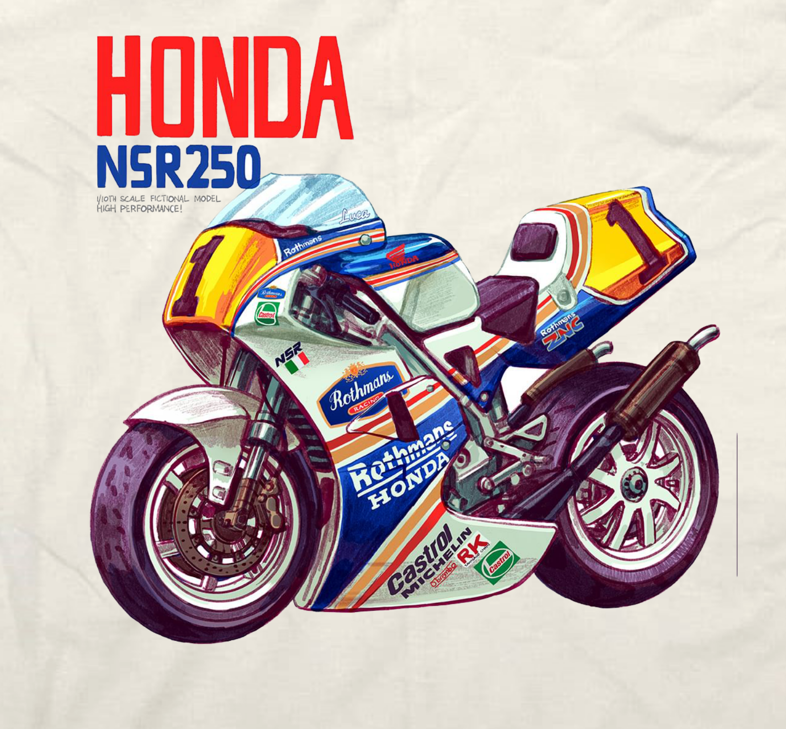 tee shirt premium fan art honda nsr250 tee shirt premium fan art honda nsr250