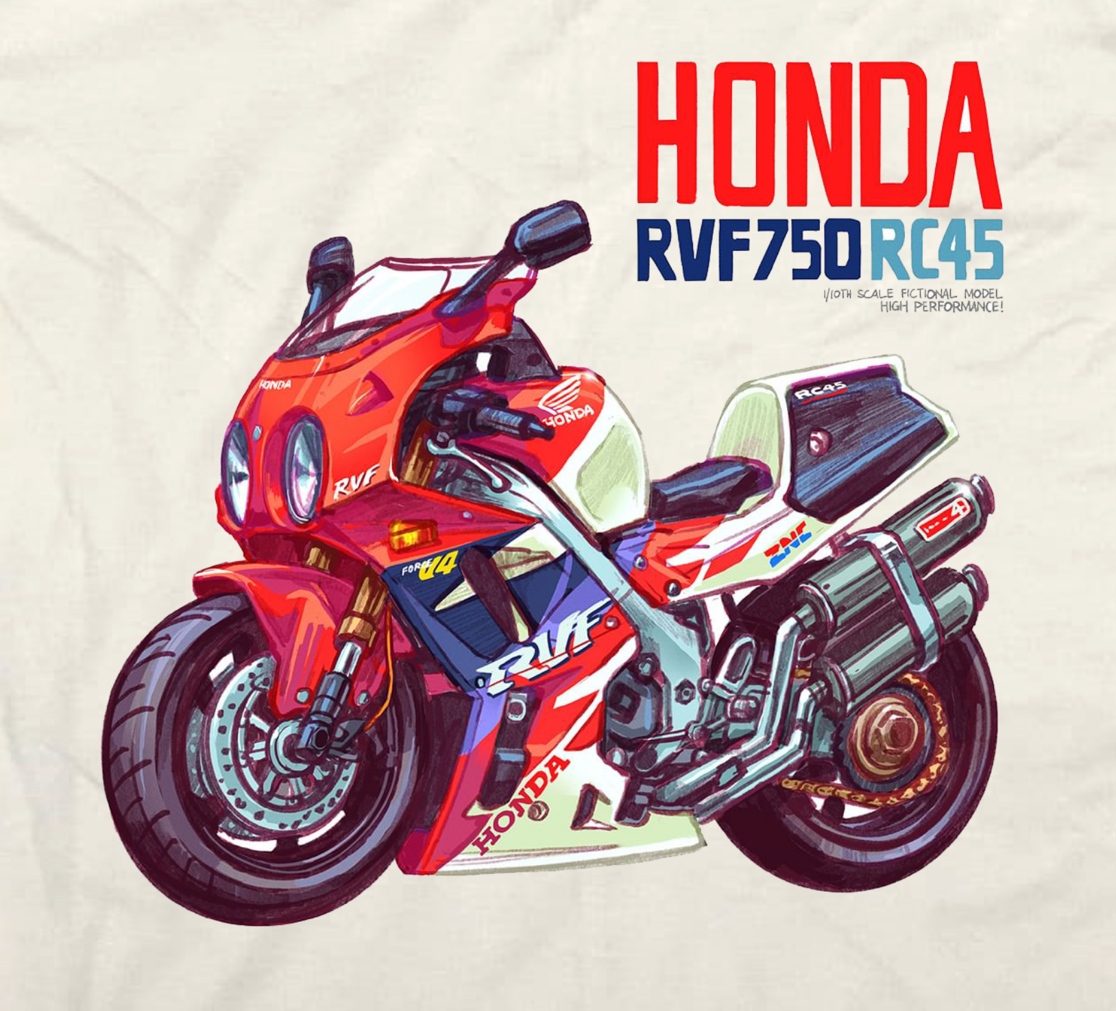 tee shirt premium fan honda rvf750 tee shirt premium fan honda rvf750
